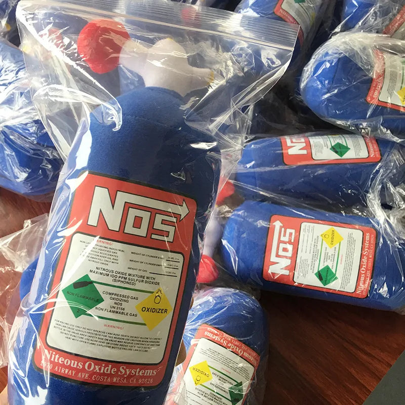 NOS Nitrous Oxide Bottle Plush