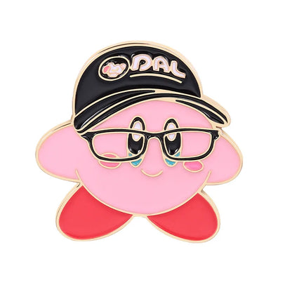 Pink Anime Metal Pins